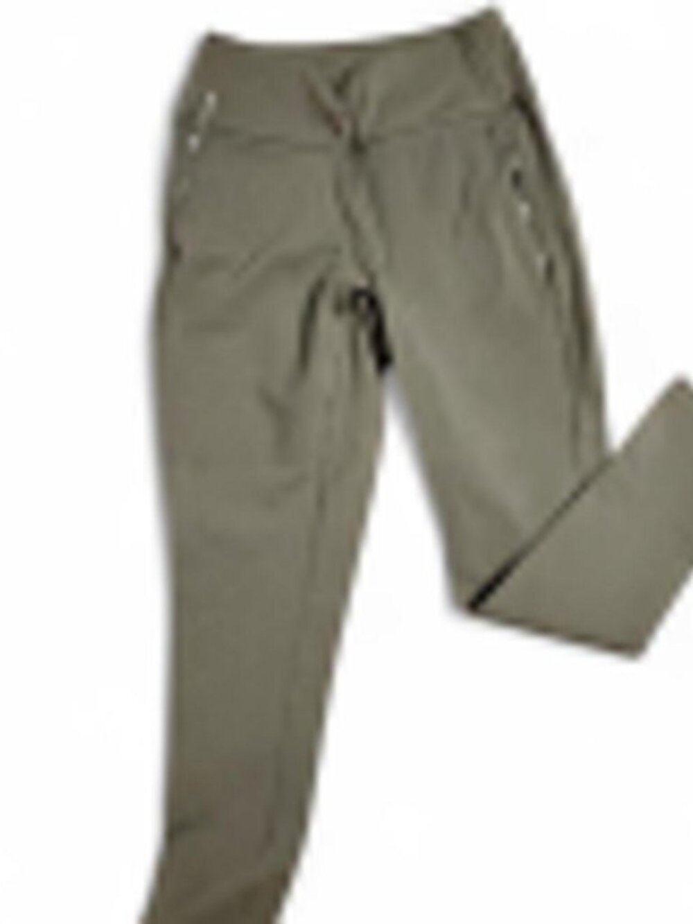 Olive Green Tummy-Control Leggings M